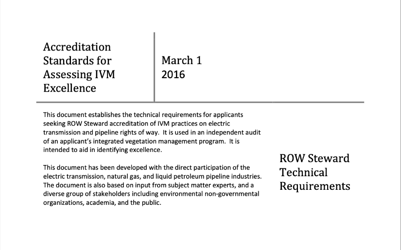 (2016 Version) ROWSC Accreditation Standards